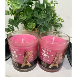 Bath & Body Works “Champagne In Paris” Emily In Paris Collection Candle Set of 2
